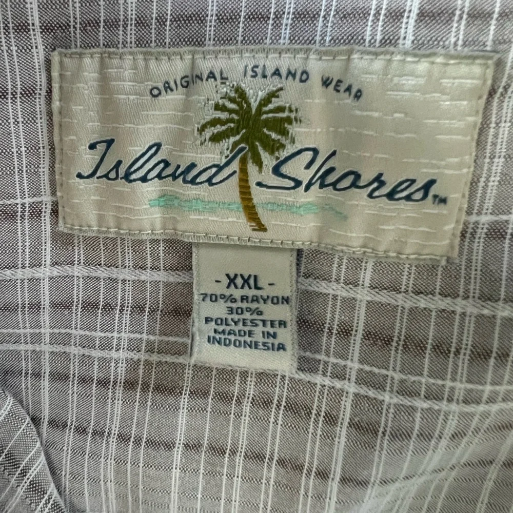 Vintage Island Shores Mens XXL Short Sleeve Shirt - Picture 3 of 5